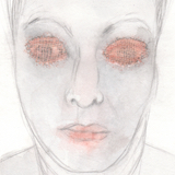 Right now the future looks pretty woolly to me 2020 - Pencil, watercolour and wool on viscose - 20 x 15 cm
